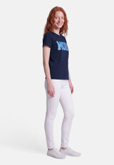 salzhaut - Damen Shirt STEENTJE - MOIN Herzen Regular Fit - adenauer & co - Anker - Basic - 47 - #farbe_Navy-Ocean Blue