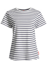 salzhaut - STEENTJE - RINGEL Damen T-Shirt - adenauer & co - Anker - Basic - 2 - #farbe_Navy-Offwhite