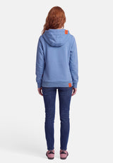 salzhaut - Damen Hoodie SÜNN - MOIN Herzen Tailliert - adenauer & co - Anker - Basic - 15 - #farbe_Ice Blue-Blossom