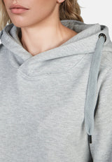 salzhaut - Damen Hoodie SÜNN Tailliert - adenauer & co - Anker - Basic - 139 - #farbe_Grey Melange