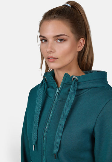 salzhaut - Damen Sweatjacke SÖÖTE Tailliert - adenauer & co - Anker - Basic - 122 - #farbe_Dragonfly