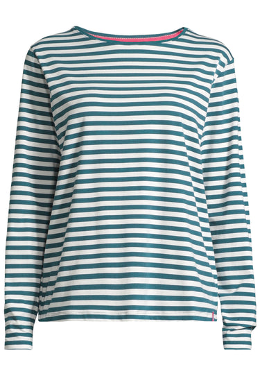 salzhaut - NEFERTEN Damen Longsleeve Gestreift - adenauer & co - Anker - Basic - 2 - #farbe_Offwhite-Dragonfly