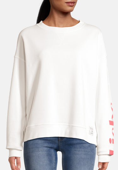 salzhaut - Nössewies Damen Oversized Sweatshirt - adenauer & co - Anker - Basic - 3 - #farbe_Offwhite