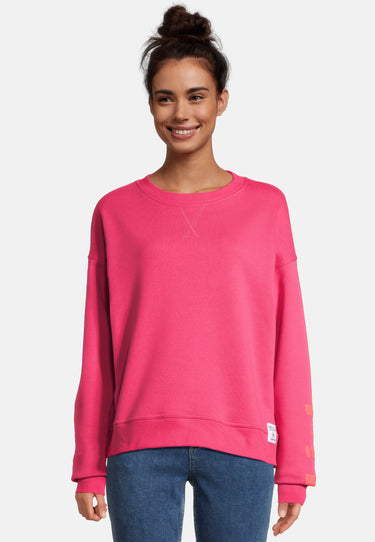salzhaut - Nössewies Damen Oversized Sweatshirt - adenauer & co - Anker - Basic - 6 - #farbe_Pink