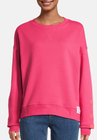 salzhaut - Nössewies Damen Oversized Sweatshirt - adenauer & co - Anker - Basic - 8 - #farbe_Pink