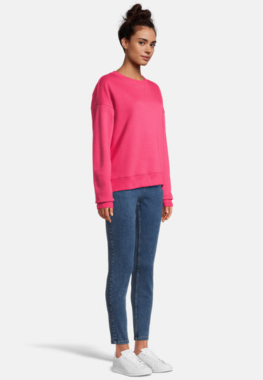 salzhaut - Nössewies Damen Oversized Sweatshirt - adenauer & co - Anker - Basic - 10 - #farbe_Pink