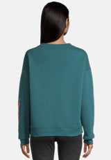 salzhaut - Nössewies Damen Oversized Sweatshirt - adenauer & co - Anker - Basic - 14 - #farbe_Dragonfly