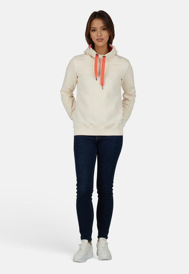 salzhaut - KAKTES Damen Sweat Hoodie Regular-Fit - adenauer & co - Anker - Backprint - 3 - #farbe_Beige