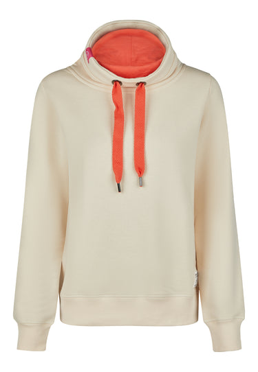 salzhaut - KAKTES Damen Sweat Hoodie Regular-Fit - adenauer & co - Anker - Backprint - 2 - #farbe_Beige