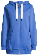 salzhaut - OEDDEL Damen Sweatjacke Leicht Tailliert - adenauer & co - Anker - Basic - 7 - #farbe_Sky