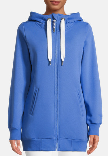 salzhaut - OEDDEL Damen Sweatjacke Leicht Tailliert - adenauer & co - Anker - Basic - 8 - #farbe_Sky