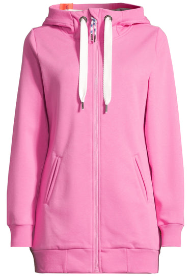salzhaut - OEDDEL Damen Sweatjacke Leicht Tailliert - adenauer & co - Anker - Basic - 2 - #farbe_Blossom