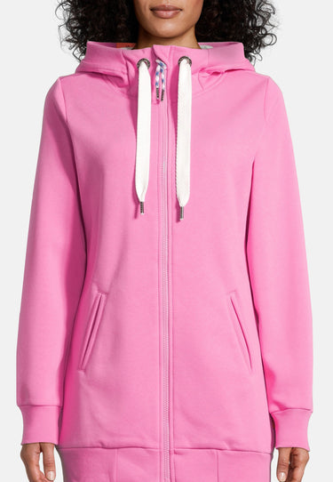 salzhaut - OEDDEL Damen Sweatjacke Leicht Tailliert - adenauer & co - Anker - Basic - 3 - #farbe_Blossom