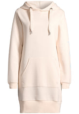 salzhaut - KLÃIDE Damen Oversized Hoodiekleid - adenauer & co - Anker - Basic - 2 - #farbe_Beige