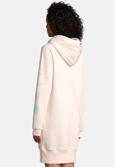 salzhaut - KLÃIDE Damen Oversized Hoodiekleid - adenauer & co - Anker - Basic - 4 - #farbe_Beige