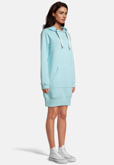 salzhaut - KLÃIDE Damen Oversized Hoodiekleid - adenauer & co - Anker - Basic - 10 - #farbe_Aqua