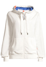 salzhaut - PANNEMESS Damen Oversized Hoodiejacke - adenauer & co - Anker - Basic - 7 - #farbe_Offwhite