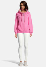 salzhaut - PANNEMESS Damen Oversized Hoodiejacke - adenauer & co - Anker - Basic - 3 - #farbe_Blossom
