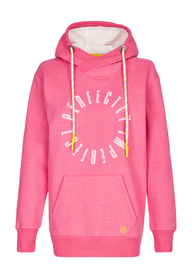 Salzhaut - FIBI Damen normale Passform - Fleecehoodie - Hoodie - Kapuzenpulli - 1 - #farbe_pink