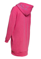 salzhaut - FILIPPA Damen Oversized Hoodiejacke - adenauer & co - Anker - Basic - 3 - #farbe_Pink