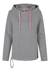 Salzhaut - TEGE Damen Relaxed-Fit - Damen - Hoodie - Kapuze - 2 - #farbe_navy-offwhite