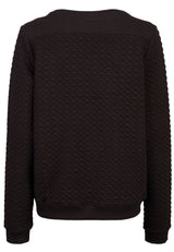 salzhaut - EDIS Damen Sweat Pullover Regular-Fit - adenauer & co - Anker - Basic - 7 - #farbe_Black