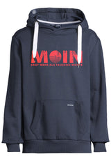 salzhaut - HEFF - MOIN sagt mehr als tausend Worte Herren Hoodie normale Passform - 8 - #farbe_Navy