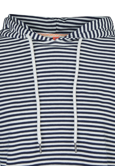Salzhaut - BAGALUTEN Damen Gerade - All-over-Print - Bluse - Polo-Shirt - 16 - #farbe_navy-offwhite