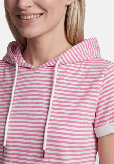 Salzhaut - BAGALUTEN Damen Gerade - All-over-Print - Bluse - Polo-Shirt - 6 - #farbe_offwhite-blossom