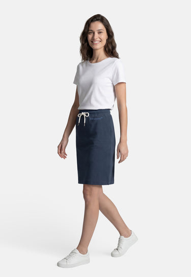 Salzhaut - BIETJE Damen Gerade - Basic Casual - Rock - 13 - #farbe_navy