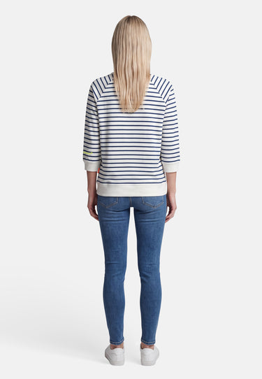 Salzhaut - Sweatshirt - Oversized Raglan-Schnitt - 6 - #farbe_navy-offwhite