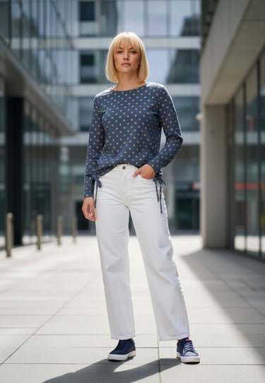 Salzhaut - SVEA Longsleeve Damen - normale Passform - 1 - #farbe_Jeans-Blue