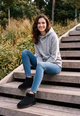 salzhaut - Damen Schuhe PUSCHEN normale Passform - adenauer & co - Anker - Basic - 26 - #farbe_Black