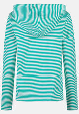 Salzhaut - AADLER Damen Relaxed-Fit - Damen - Kapuze - Langarmshirt - 7 - #farbe_offwhite-lagoon