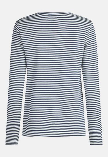 Salzhaut - ACHTERN Damen Relaxed-Fit - Langarmshirt - ringel - Rundhals - 15 - #farbe_navy-offwhite