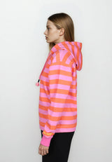 Salzhaut - ADEBAAR Damen normale Passform - Hoodie - Kapuzenpulli - kuschelig - 14 - #farbe_blossom-orange