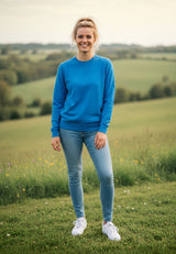 salzhaut - ADELE Damen Pullover normale Passform - adenauer & co - Anker - Basic - 1 - #farbe_Ocean Blue