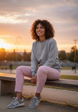salzhaut - ADELE Damen Pullover normale Passform - adenauer & co - Anker - Basic - 5 - #farbe_Grey Melange