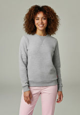 salzhaut - ADELE Damen Pullover normale Passform - adenauer & co - Anker - Basic - 7 - #farbe_Grey Melange