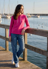 salzhaut - ANNERLETZT Damen Relaxed - Fit - adenauer & co - Anker - Basic - 9 - #farbe_fuchsia