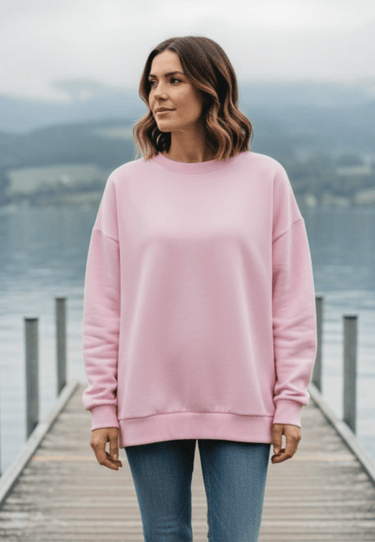salzhaut - ANNI Damen Sweatshirt Oversized - adenauer & co - Anker - Basic - 7 - #farbe_Rosé