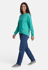 Salzhaut - AVER Damen Relaxed-Fit - Damen - Langarmshirt - Longsleeve - 5 - #farbe_lagoon