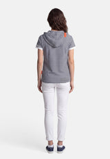 salzhaut - BAGALUTEN Damen Gerade - adenauer & co - All-over-Print - Anker - 12 - #farbe_Navy-Offwhite