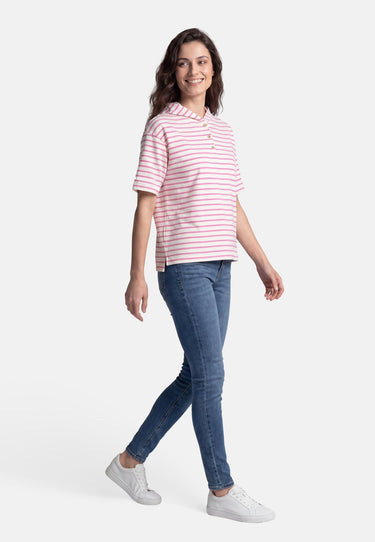 salzhaut - BANGBÜX Damen Hoodie-Shirt Relaxed-Fit - adenauer & co - Anker - Basic - 5 - #farbe_Offwhite-Blossom