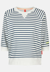 salzhaut - BESONNERS Damen Oversized - adenauer & co - Anker - Basic - 10 - #farbe_Navy-Offwhite