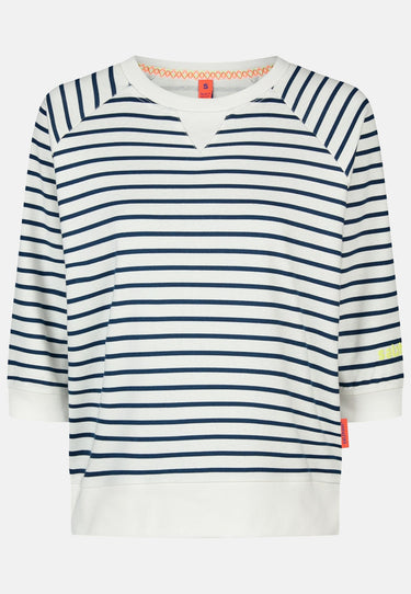 salzhaut - BESONNERS Damen Oversized - adenauer & co - Anker - Basic - 10 - #farbe_Navy-Offwhite