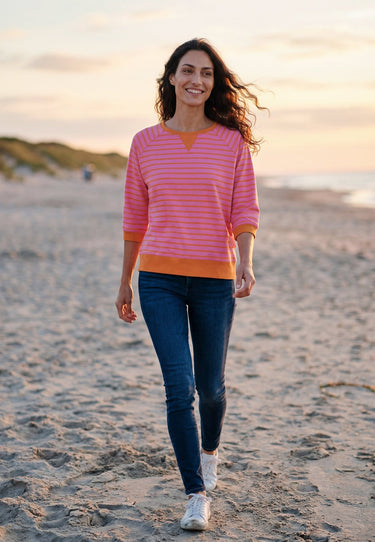 salzhaut - BESONNERS Damen Oversized - adenauer & co - Anker - Basic - 1 - #farbe_Blossom-Orange