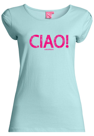 Salzhaut - BIIKE - CIAO Damen normale Passform - Damen - Frontprint - Reduziert - 12 - #farbe_aqua