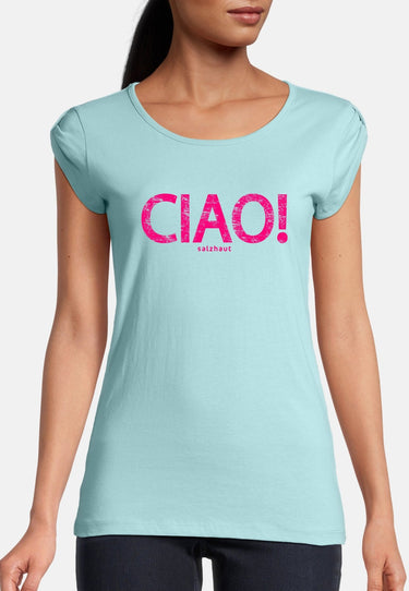 Salzhaut - BIIKE - CIAO Damen normale Passform - Damen - Frontprint - Reduziert - 13 - #farbe_aqua