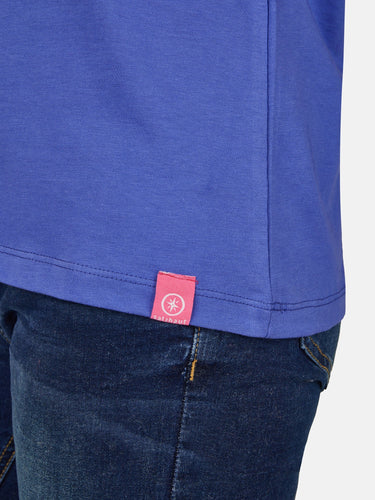 salzhaut - BIIKE Damen Tailliert - Basic Casual - Damen - Polo-Shirt - 51 - #farbe_indigo